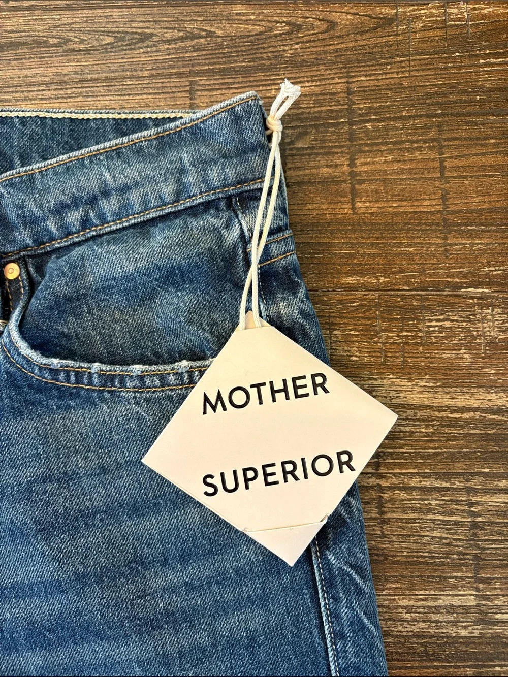 Mother Superior The Reifler Jeans After Midnight Size 30 NWT - Picture 8 of 14